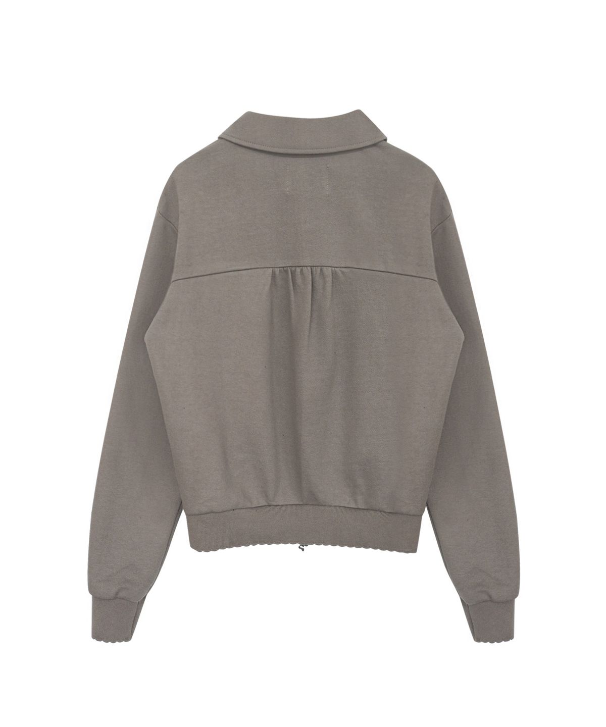 미레코(MIRECO) MINI CHECK SWEAT JK BEIGE