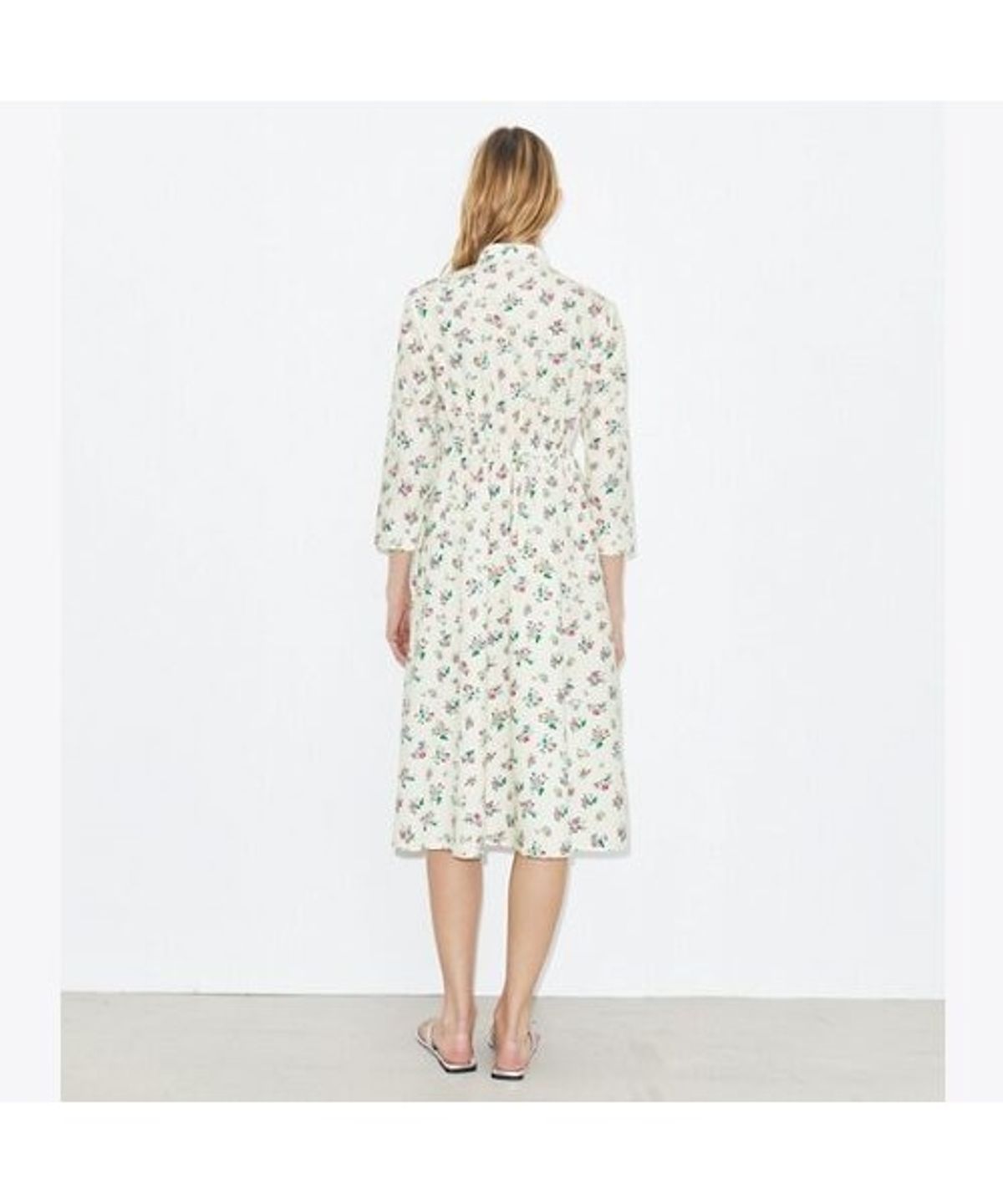 토리버치(TORYBURCH) 프린티드 코튼 셔츠드레스 - 멀티 딧시 플로럴