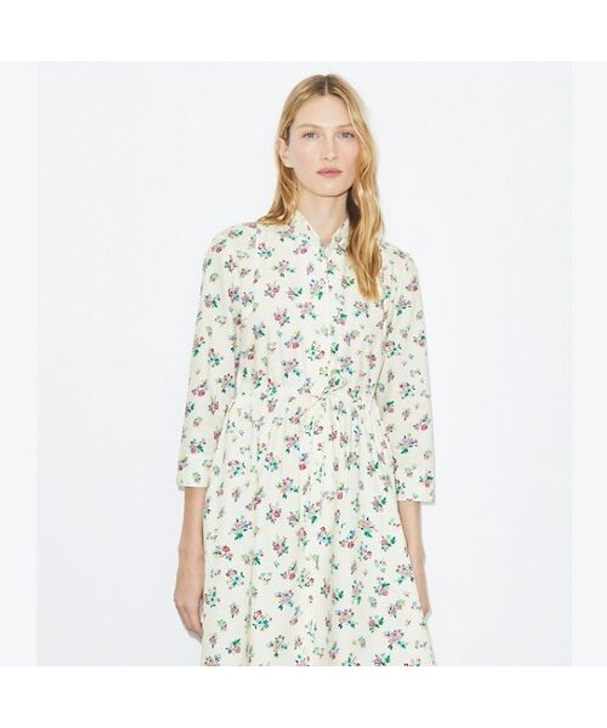 토리버치(TORYBURCH) 프린티드 코튼 셔츠드레스 - 멀티 딧시 플로럴