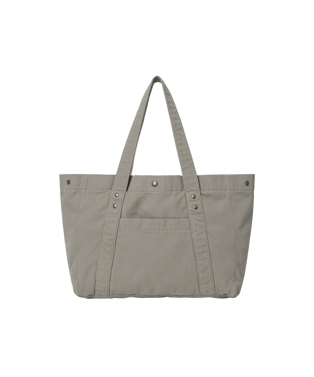 웰빙익스프레스(WELLBEING EXPRESS) Washed Cotton Tote Bag Warm Grey
