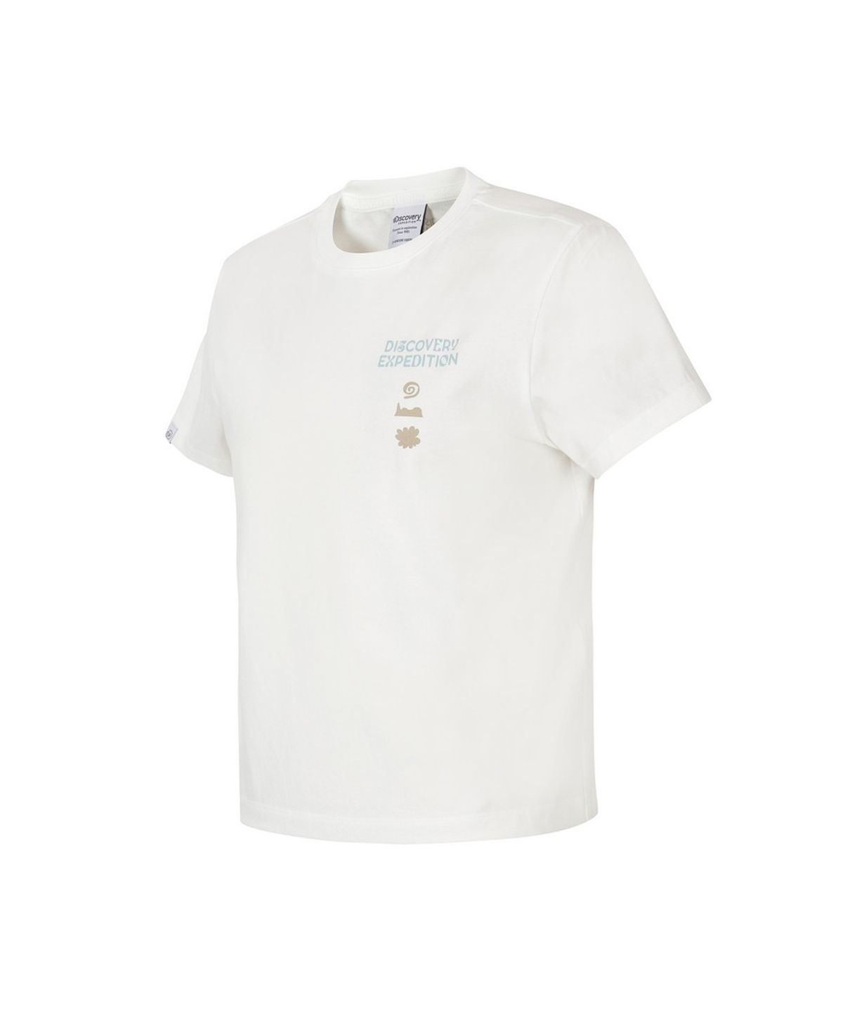 디스커버리 익스페디션(DISCOVERY EXPEDITION) 여성 프레시벤트 네이처 크롭 반팔티셔츠 (WHITE)
