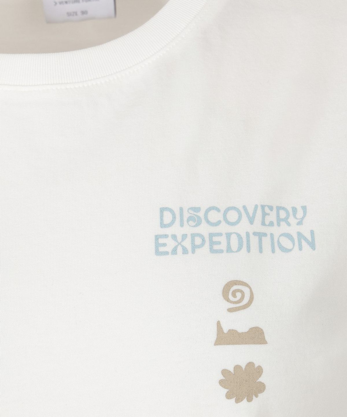 디스커버리 익스페디션(DISCOVERY EXPEDITION) 여성 프레시벤트 네이처 크롭 반팔티셔츠 (WHITE)
