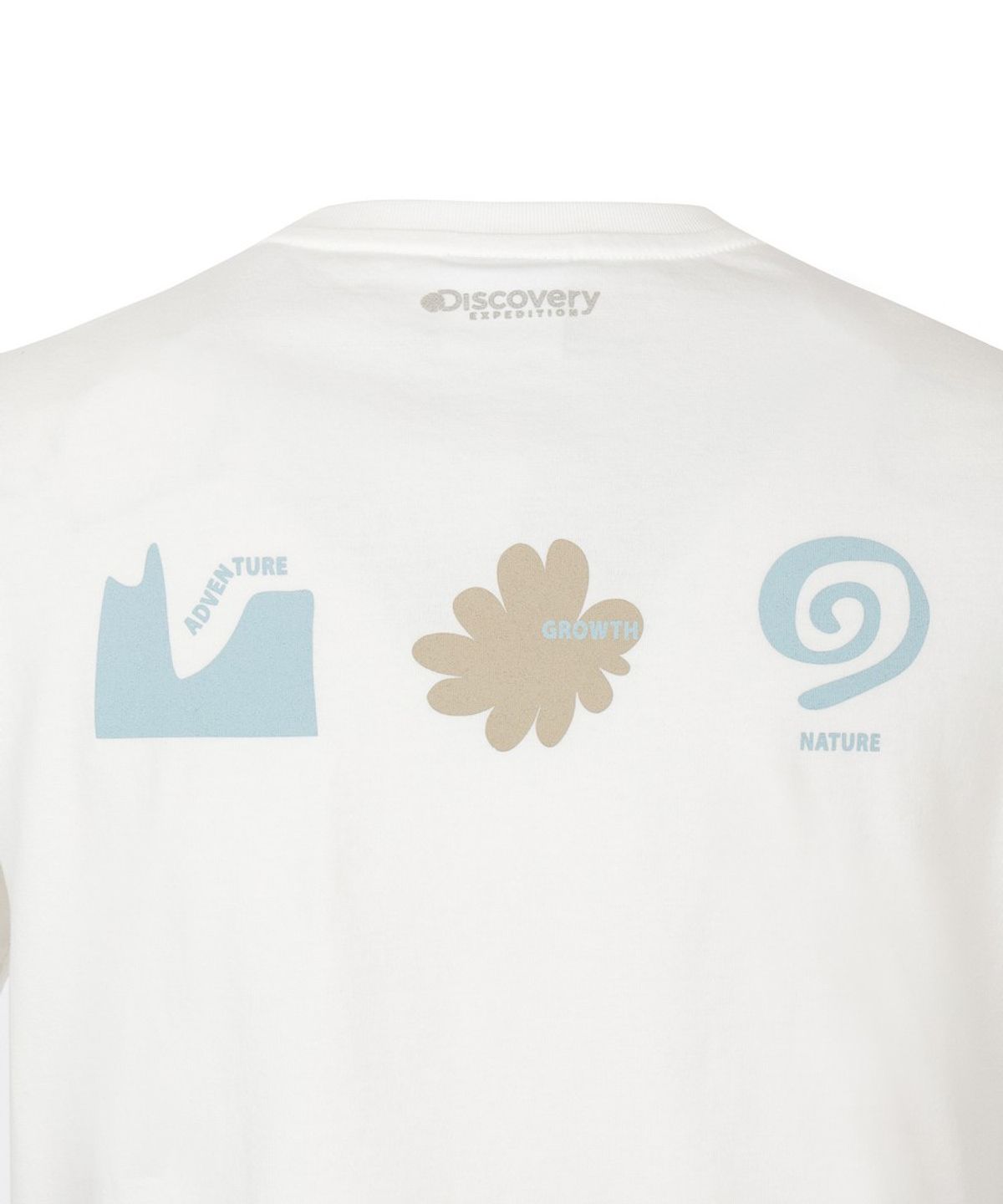 디스커버리 익스페디션(DISCOVERY EXPEDITION) 여성 프레시벤트 네이처 크롭 반팔티셔츠 (WHITE)