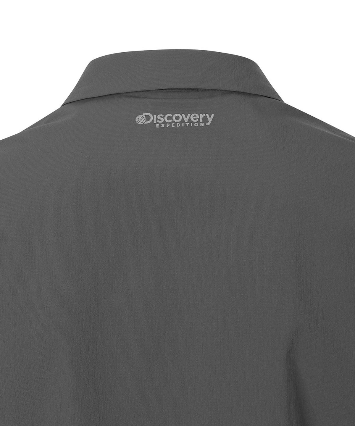 디스커버리 익스페디션(DISCOVERY EXPEDITION) 남성 프레시벤트 에어닷 우븐 카라티 (D/GREY)