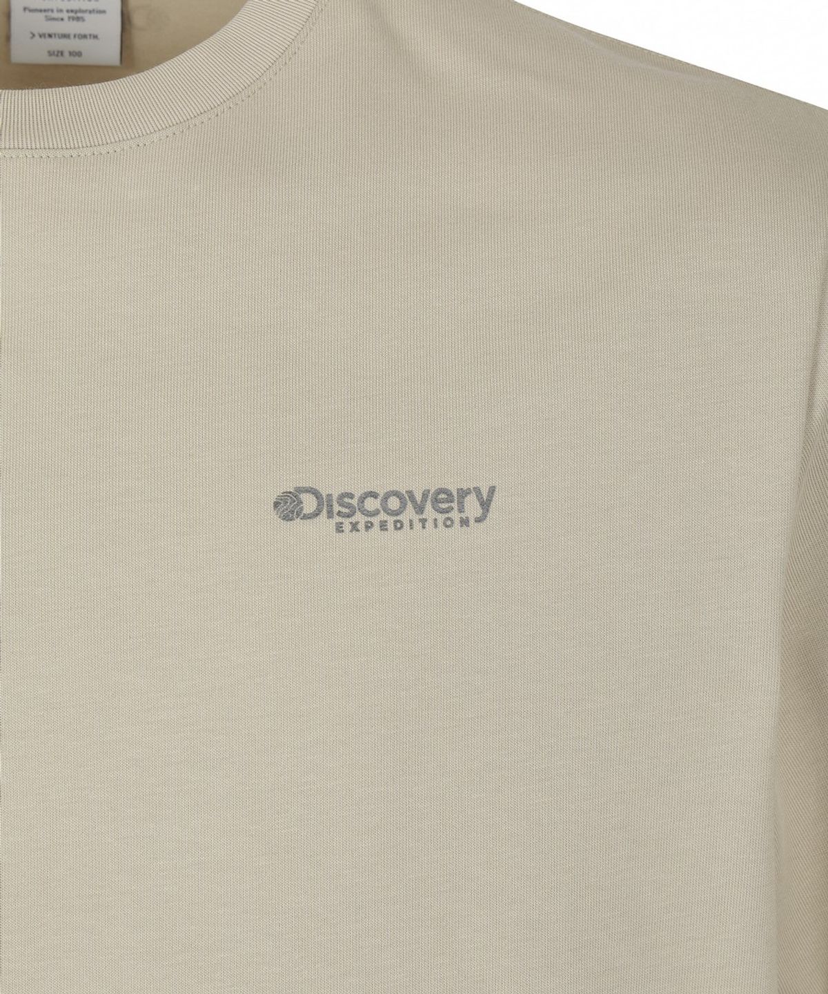 디스커버리 익스페디션(DISCOVERY EXPEDITION) 유니 클라임 그래픽 반팔티셔츠 (BEIGE2)