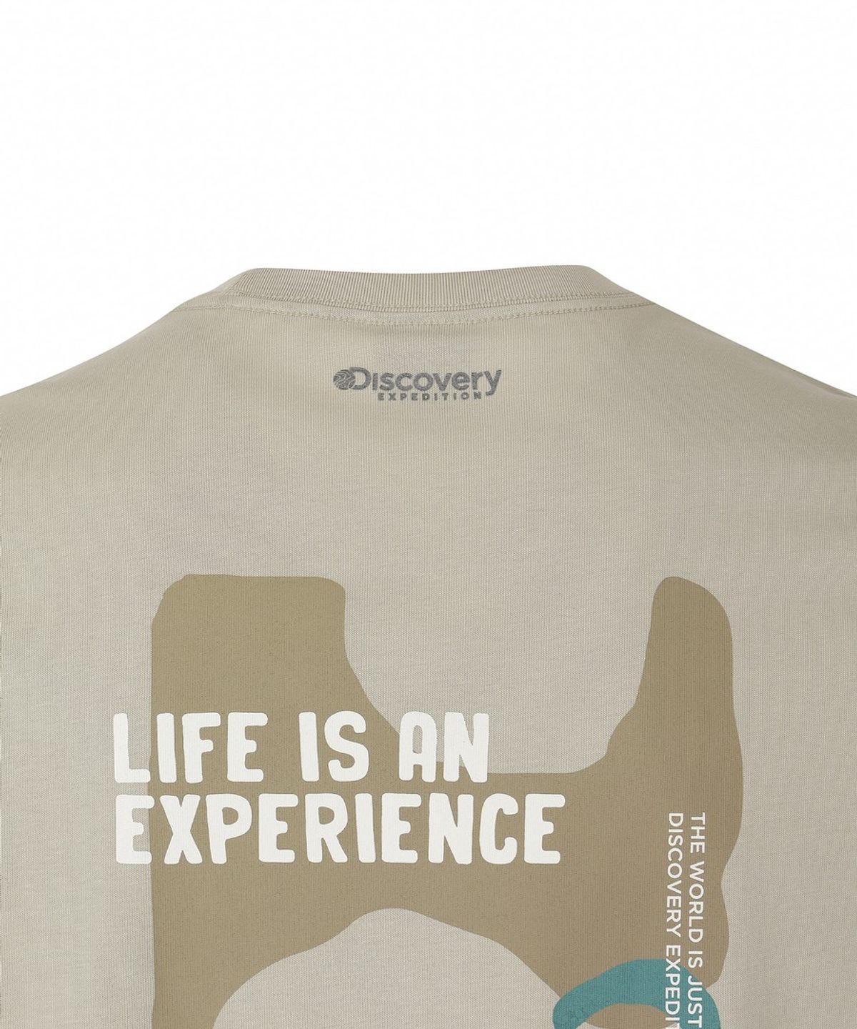 디스커버리 익스페디션(DISCOVERY EXPEDITION) 유니 클라임 그래픽 반팔티셔츠 (BEIGE2)