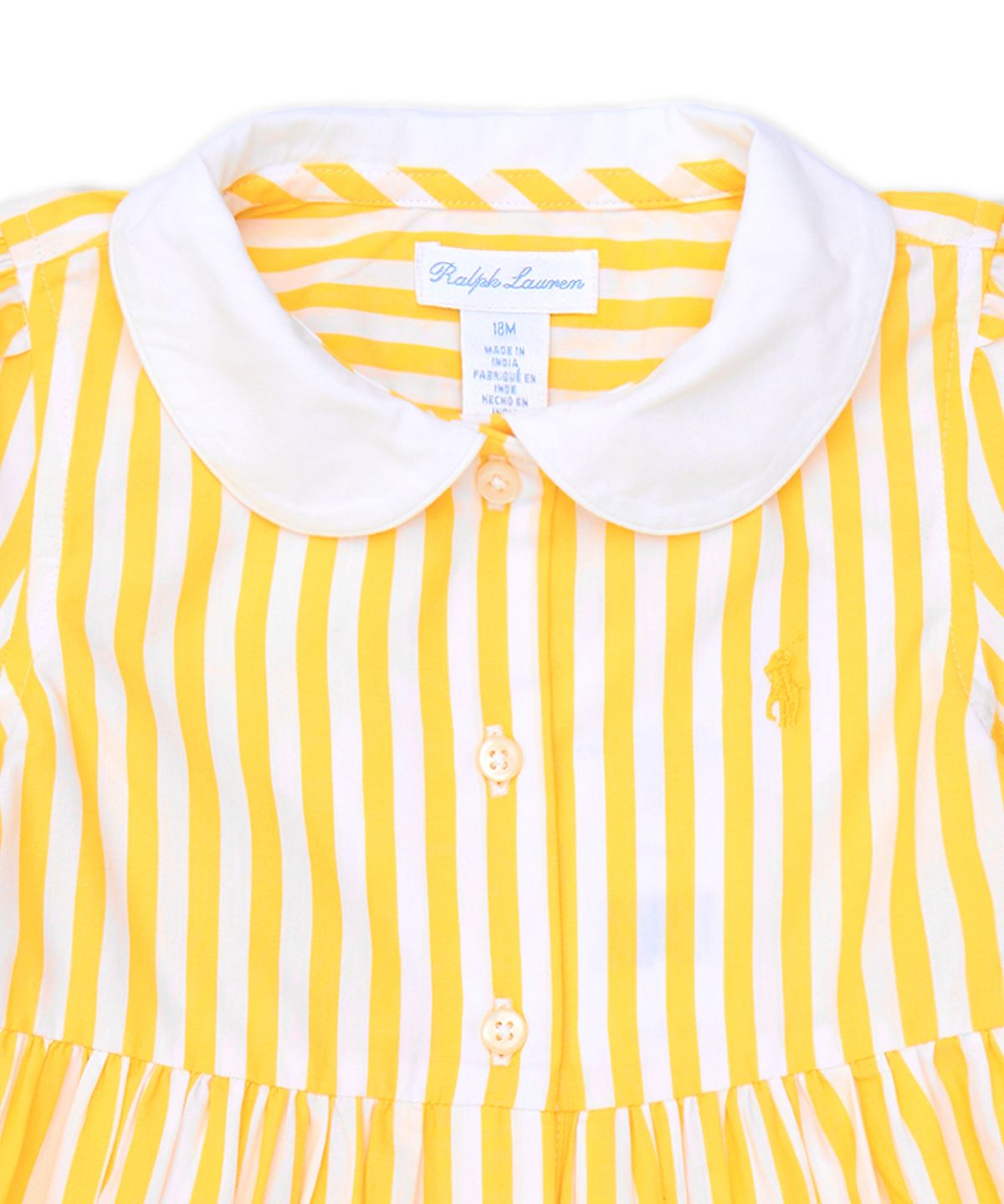 폴로 랄프 로렌 칠드런(POLO RALPH LAUREN CHILDREN) 스트라이프 포플린 셔츠드레스 앤 블루머-멀티 컬러