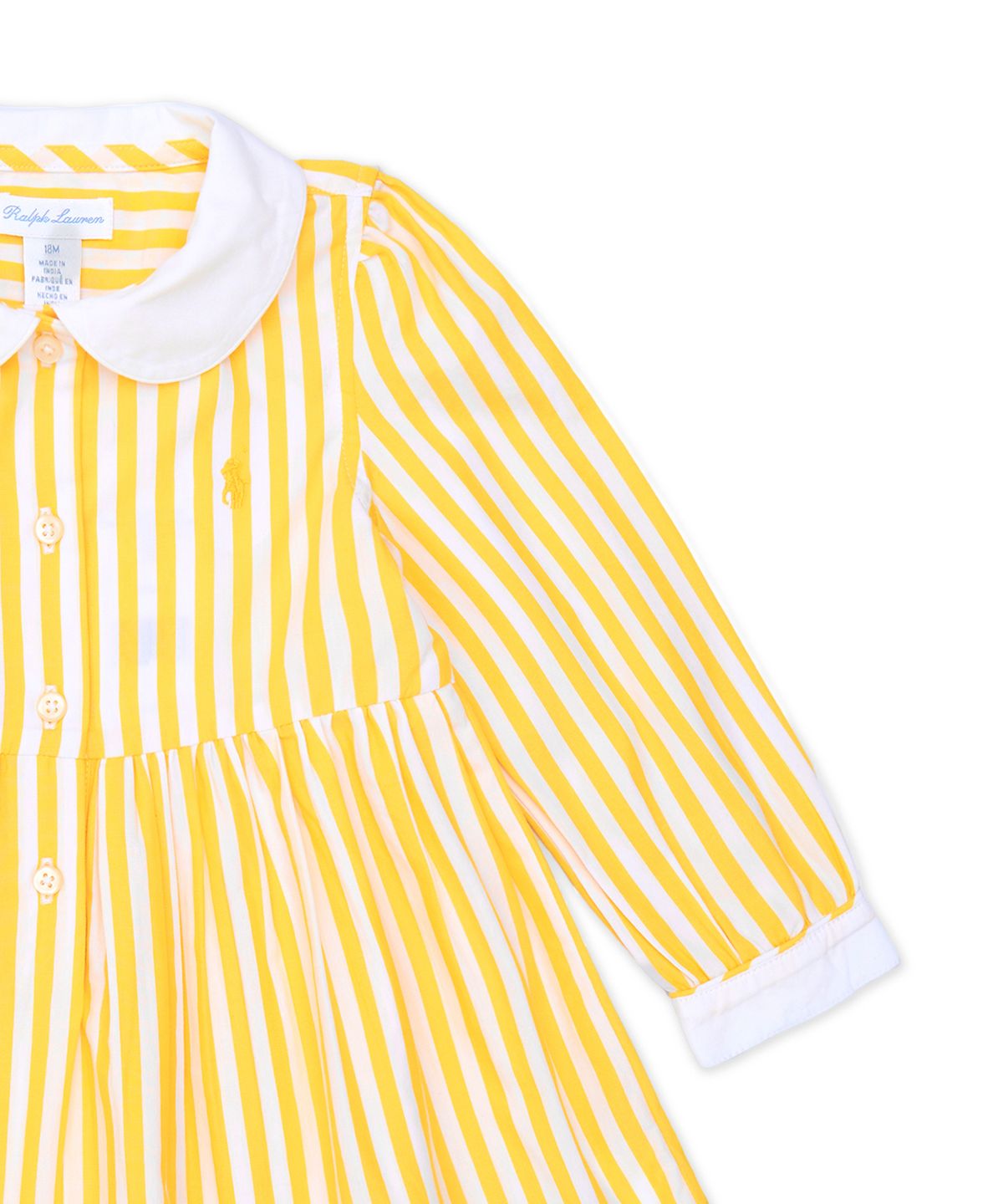 폴로 랄프 로렌 칠드런(POLO RALPH LAUREN CHILDREN) 스트라이프 포플린 셔츠드레스 앤 블루머-멀티 컬러