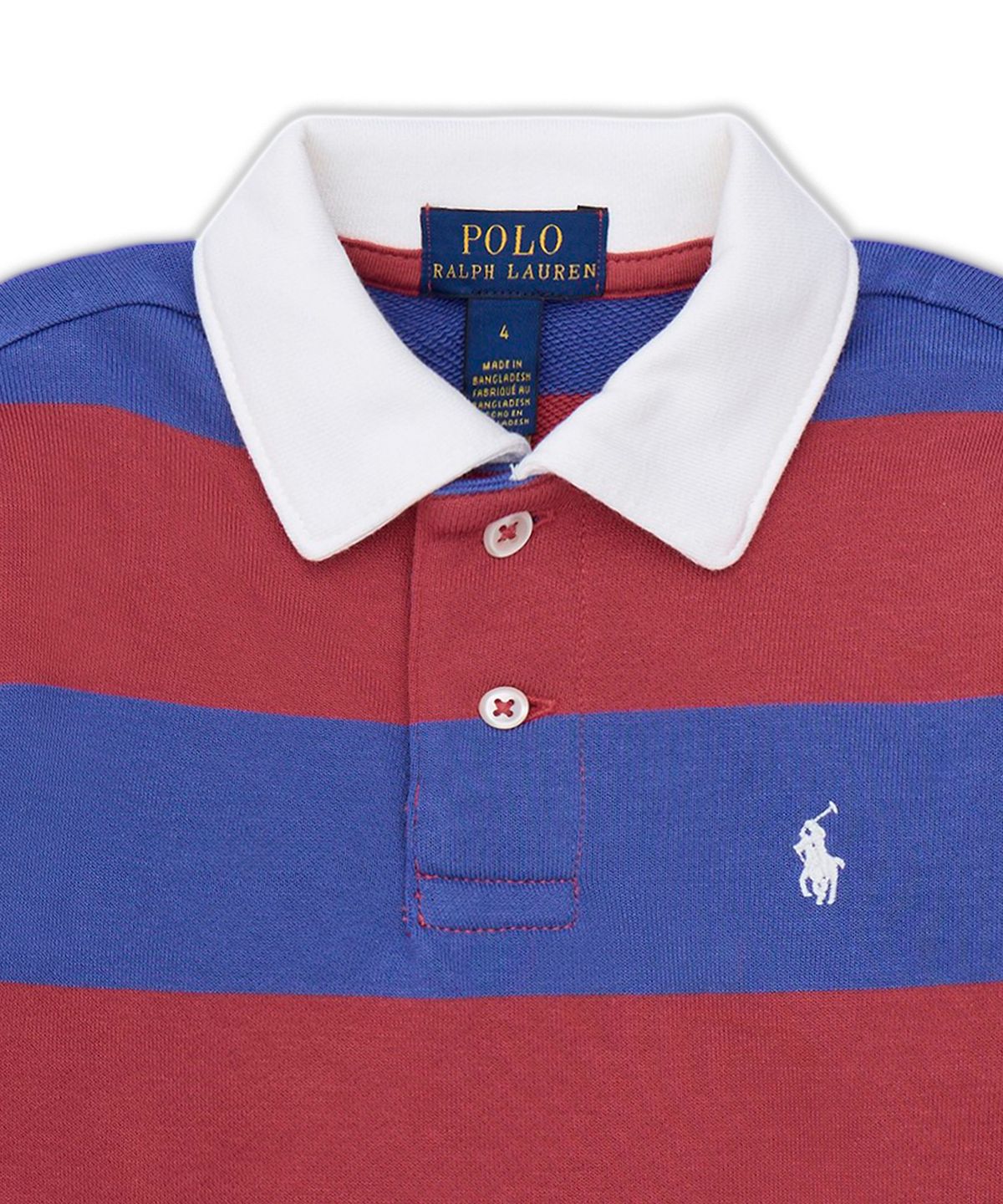 폴로 랄프 로렌 칠드런(POLO RALPH LAUREN CHILDREN) 프렌치 테리 럭비 스웨트셔츠-멀티 컬러