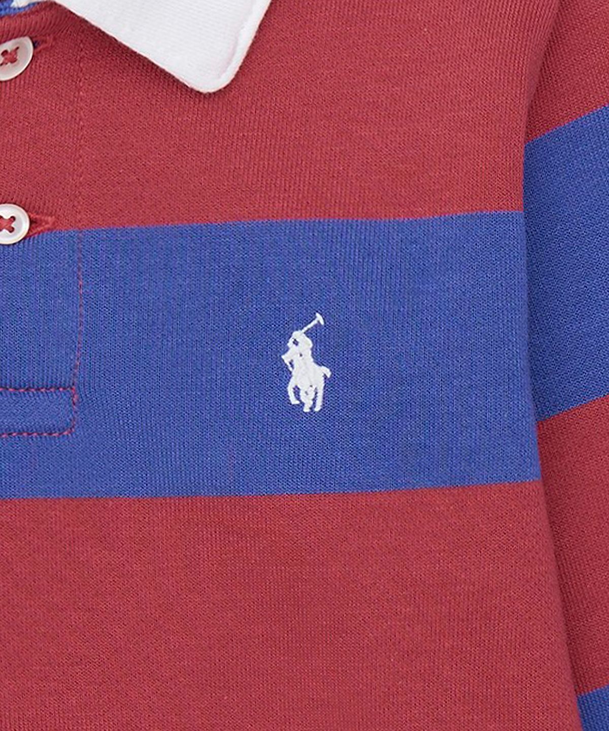 폴로 랄프 로렌 칠드런(POLO RALPH LAUREN CHILDREN) 프렌치 테리 럭비 스웨트셔츠-멀티 컬러