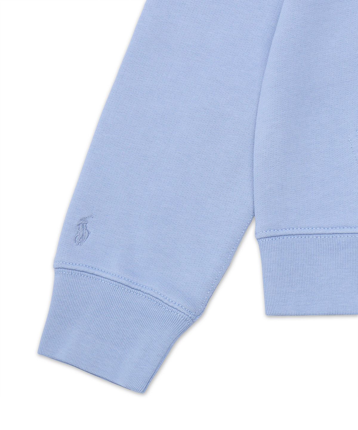 폴로 랄프 로렌 칠드런(POLO RALPH LAUREN CHILDREN) 로고 플리스 후디-블루
