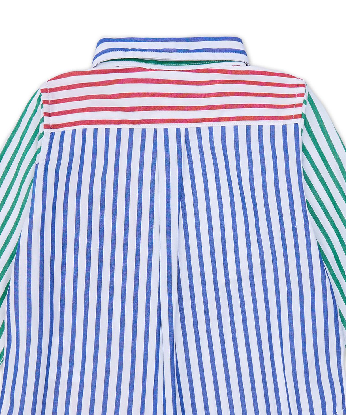 폴로 랄프 로렌 칠드런(POLO RALPH LAUREN CHILDREN) 스트라이프 코튼 포플린 펀 셔츠-멀티 컬러