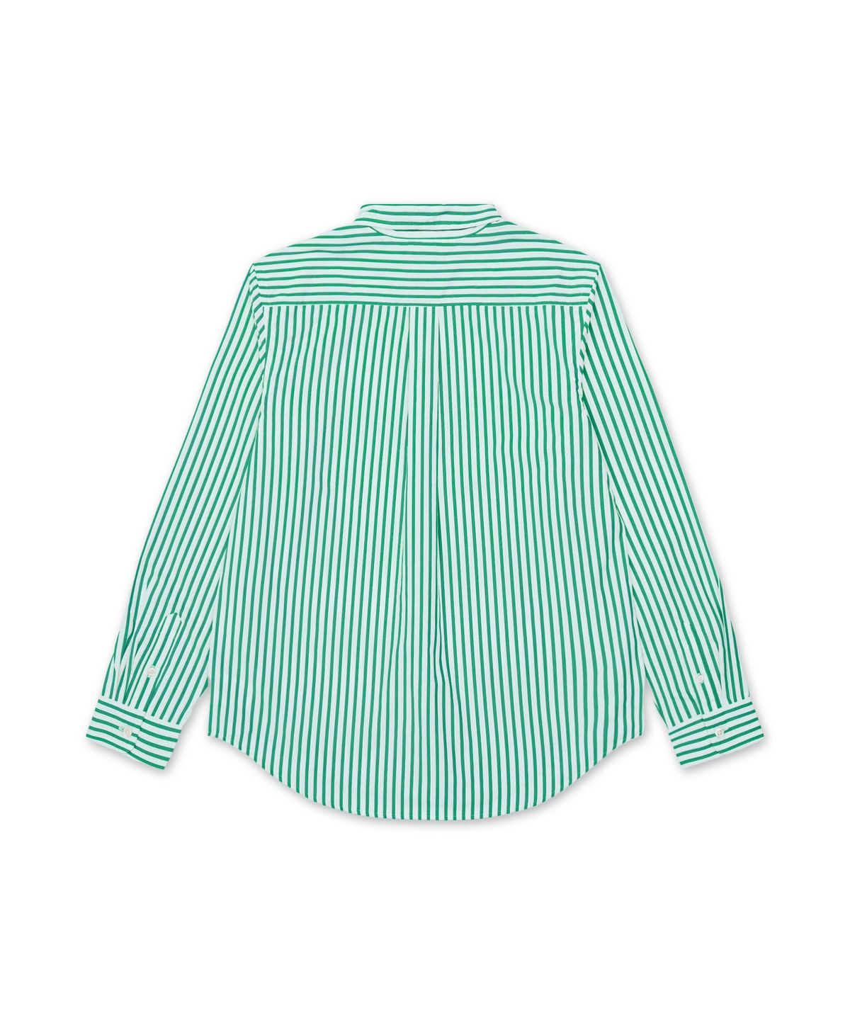 폴로 랄프 로렌 칠드런(POLO RALPH LAUREN CHILDREN) 스트라이프 코튼 포플린 셔츠-그린