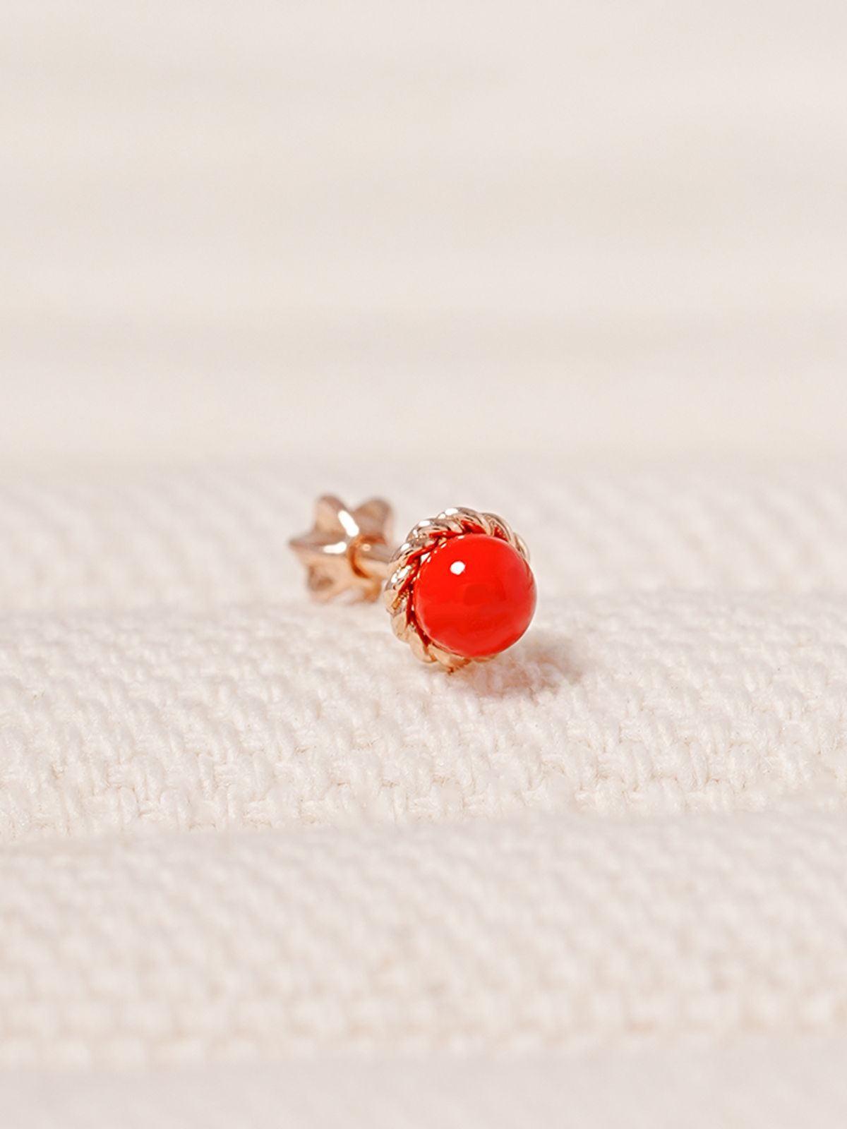미니멀피어싱(MINIMALPIERCING) 14K 18K 루비볼 포인트 피어싱