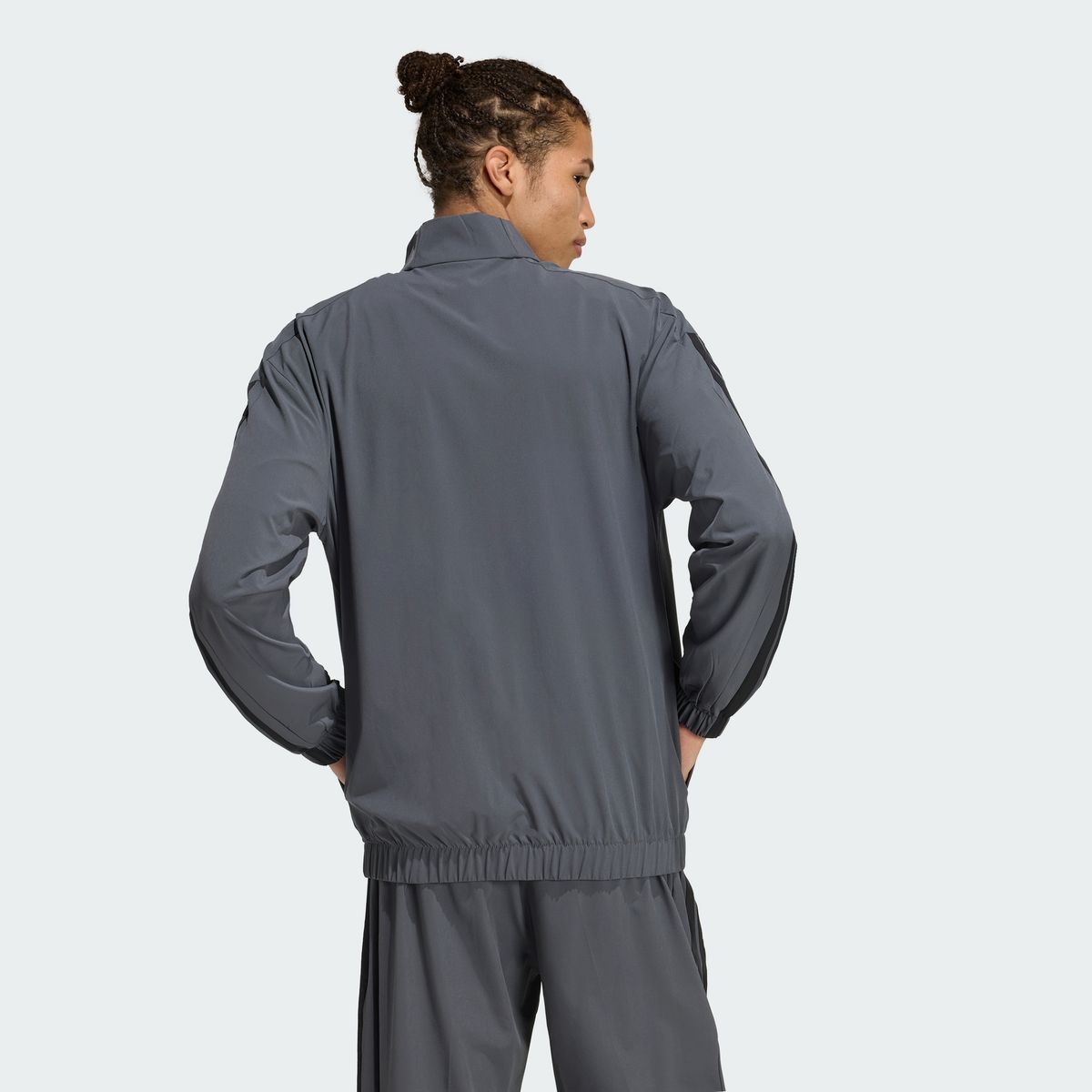 아디다스(ADIDAS) 3-스트라이프 우븐 레귤러 핏 트랙 탑 KB6234