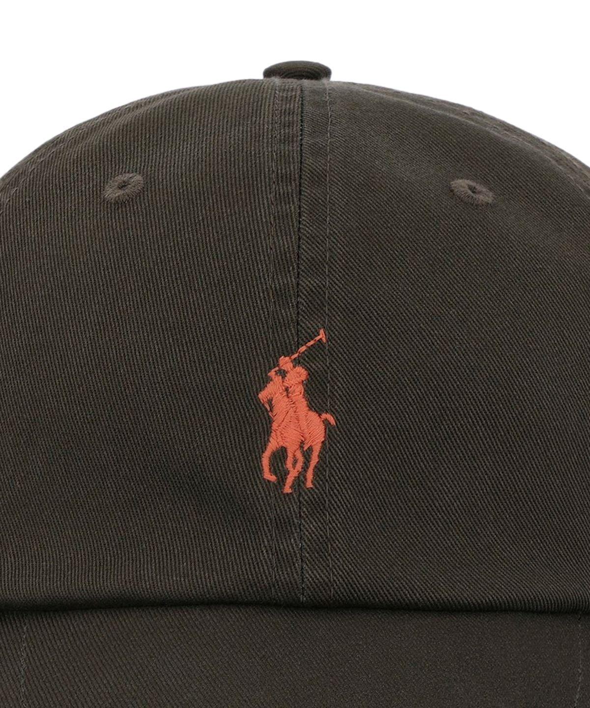 폴로 랄프 로렌(POLO RALPH LAUREN) 코튼 치노 볼 캡-그린