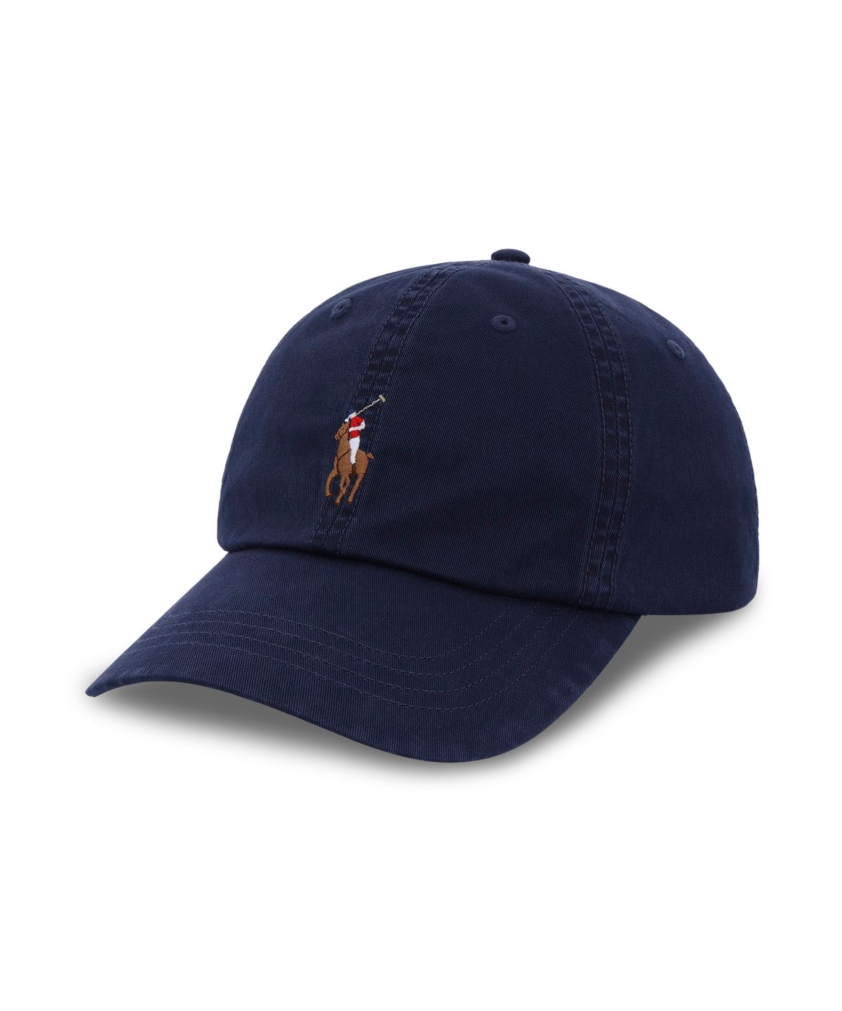 폴로 랄프 로렌(POLO RALPH LAUREN) 스트레치 코튼 트윌 볼 캡-네이비