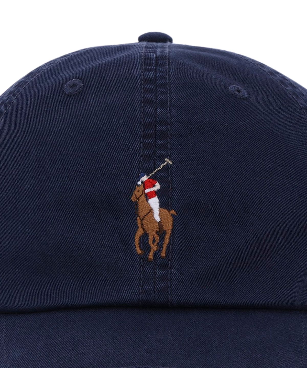 폴로 랄프 로렌(POLO RALPH LAUREN) 스트레치 코튼 트윌 볼 캡-네이비