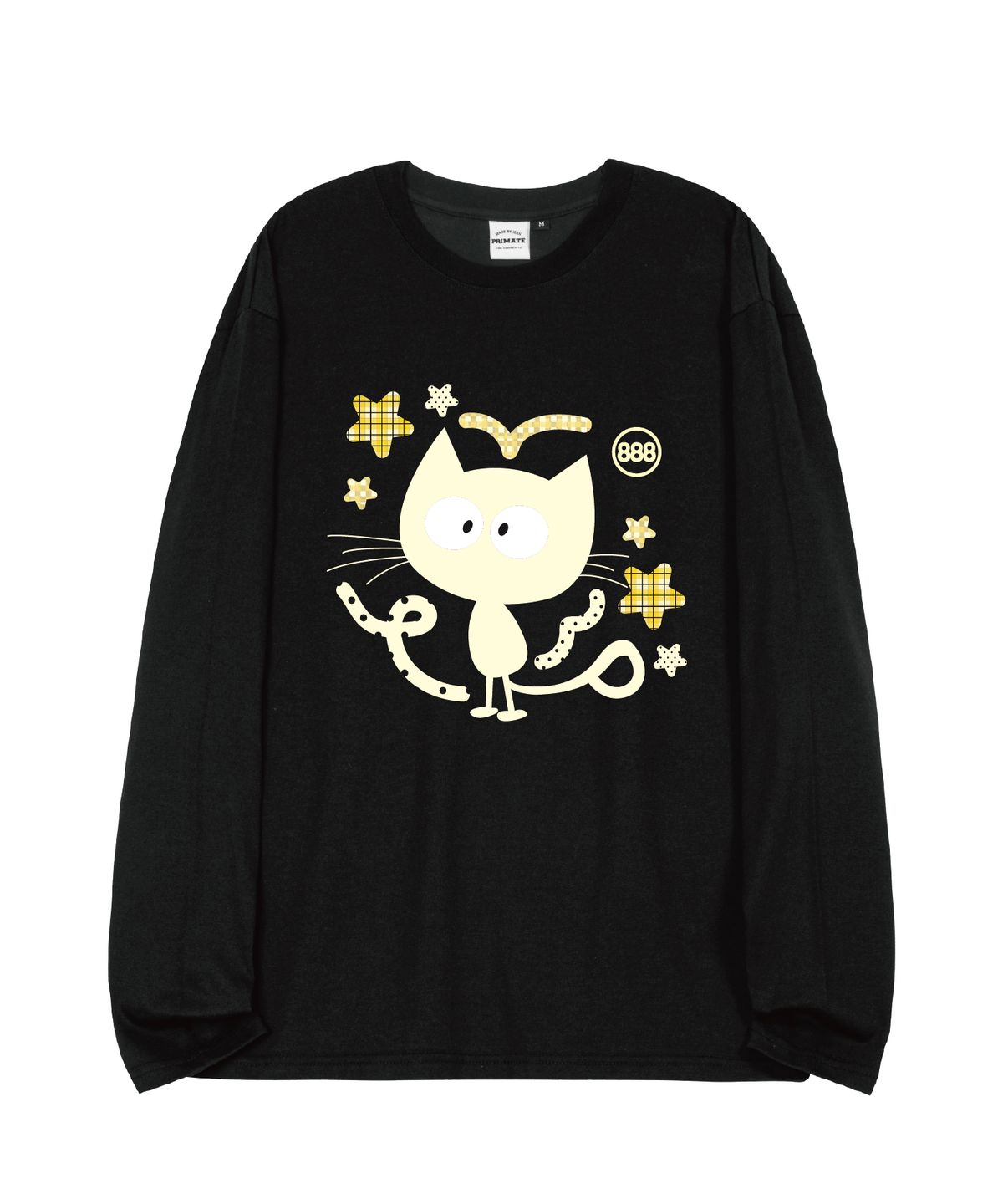 프라임에이트(PRIMATE) MEOW 오버핏 롱 슬리브 4 COLORS