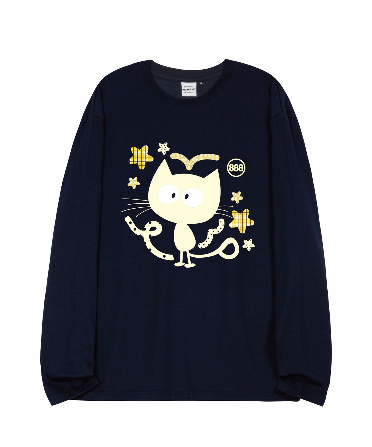 프라임에이트(PRIMATE) MEOW 오버핏 롱 슬리브 4 COLORS