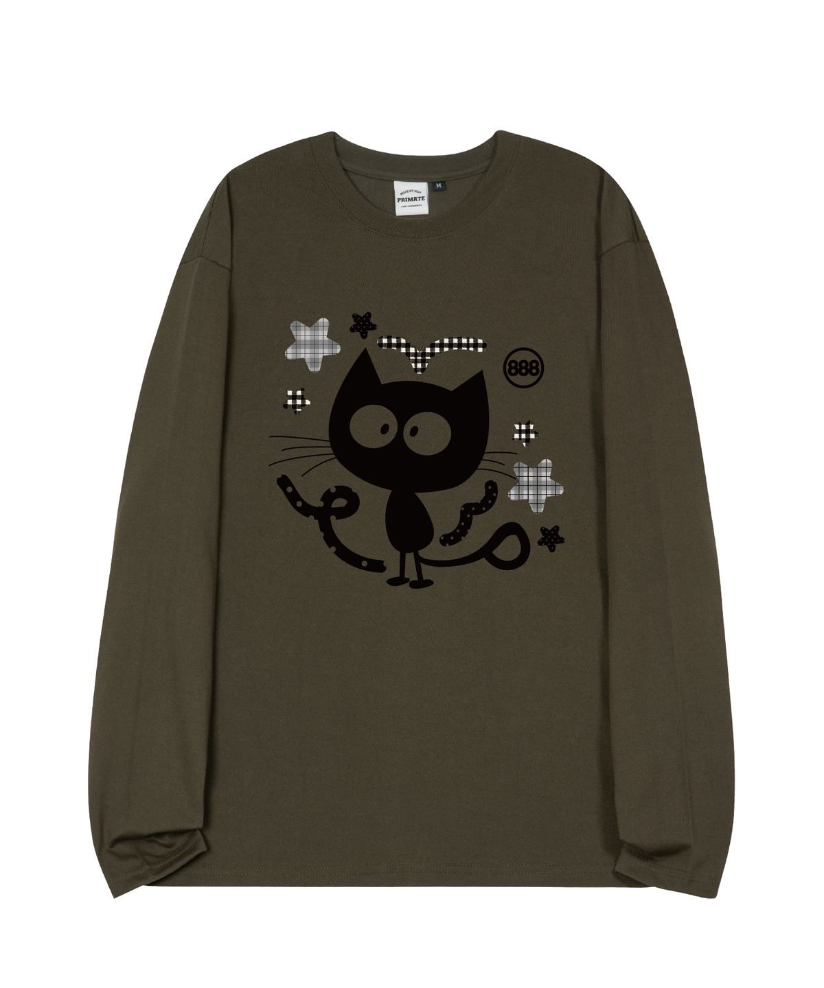 프라임에이트(PRIMATE) MEOW 오버핏 롱 슬리브 4 COLORS