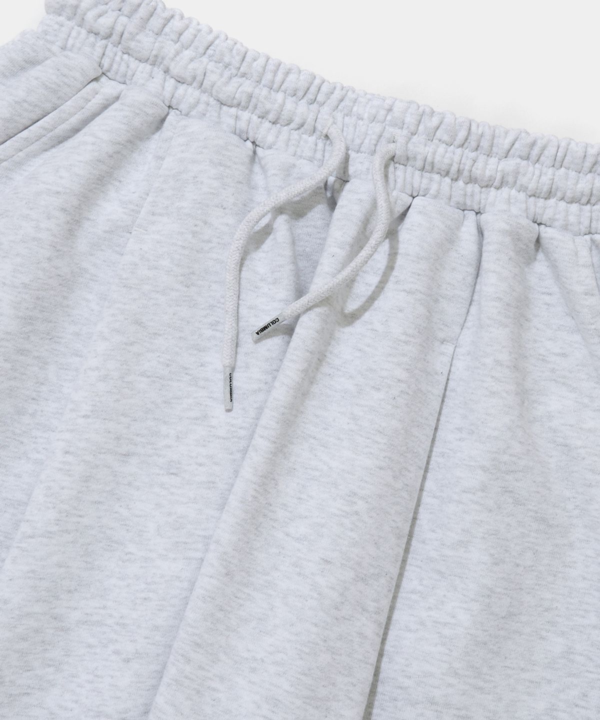 컬럼비아 유니버시티(COLUMBIA UNIVERSITY) NYC EMB PINTUCK TERRY SWEATPANTS_LIGHT MELANGE GRAY