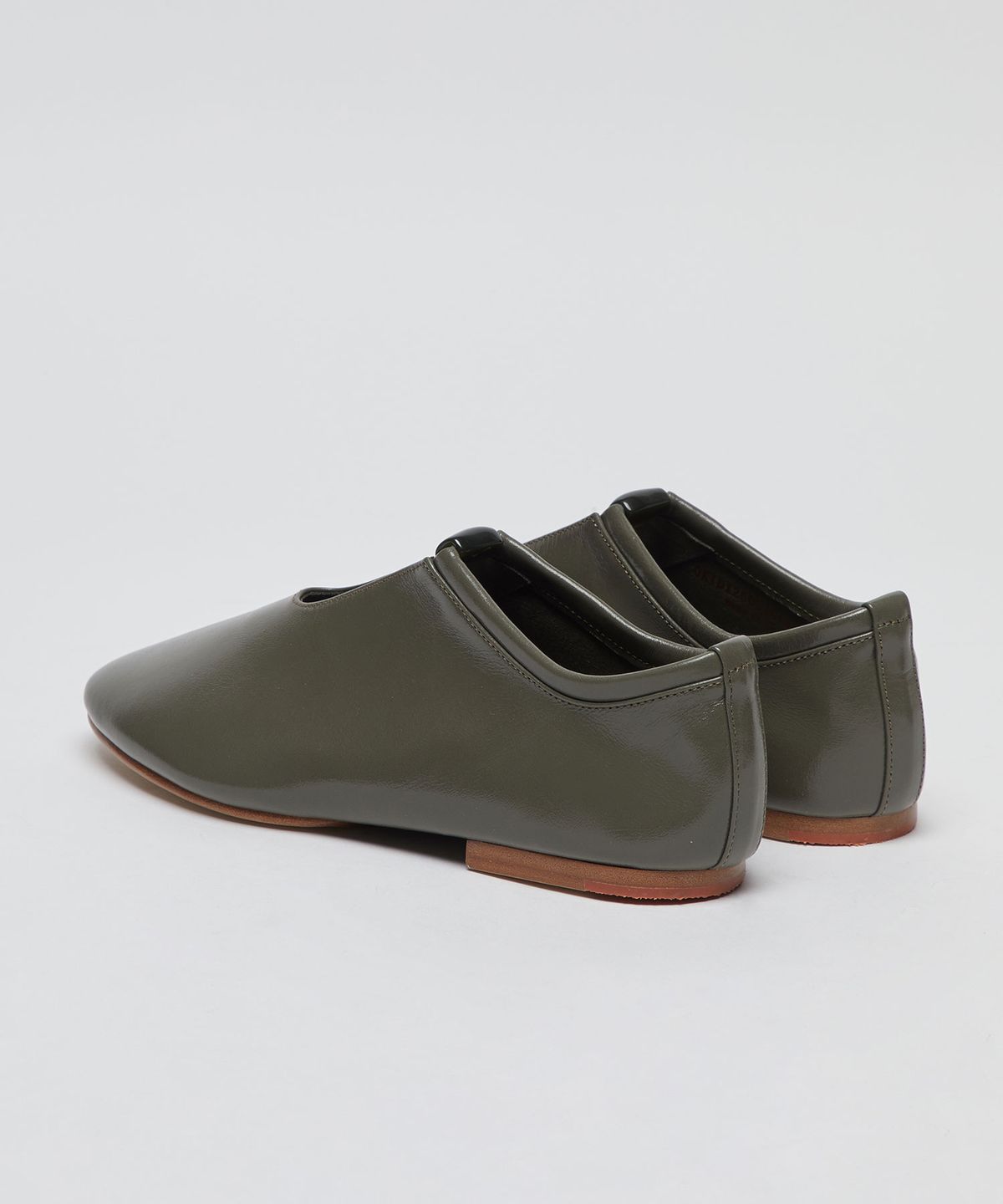 아카이브앱크(ARCHIVEPKE) Formica string flats(Glossy ivy grey)_OK1DX26051GGR