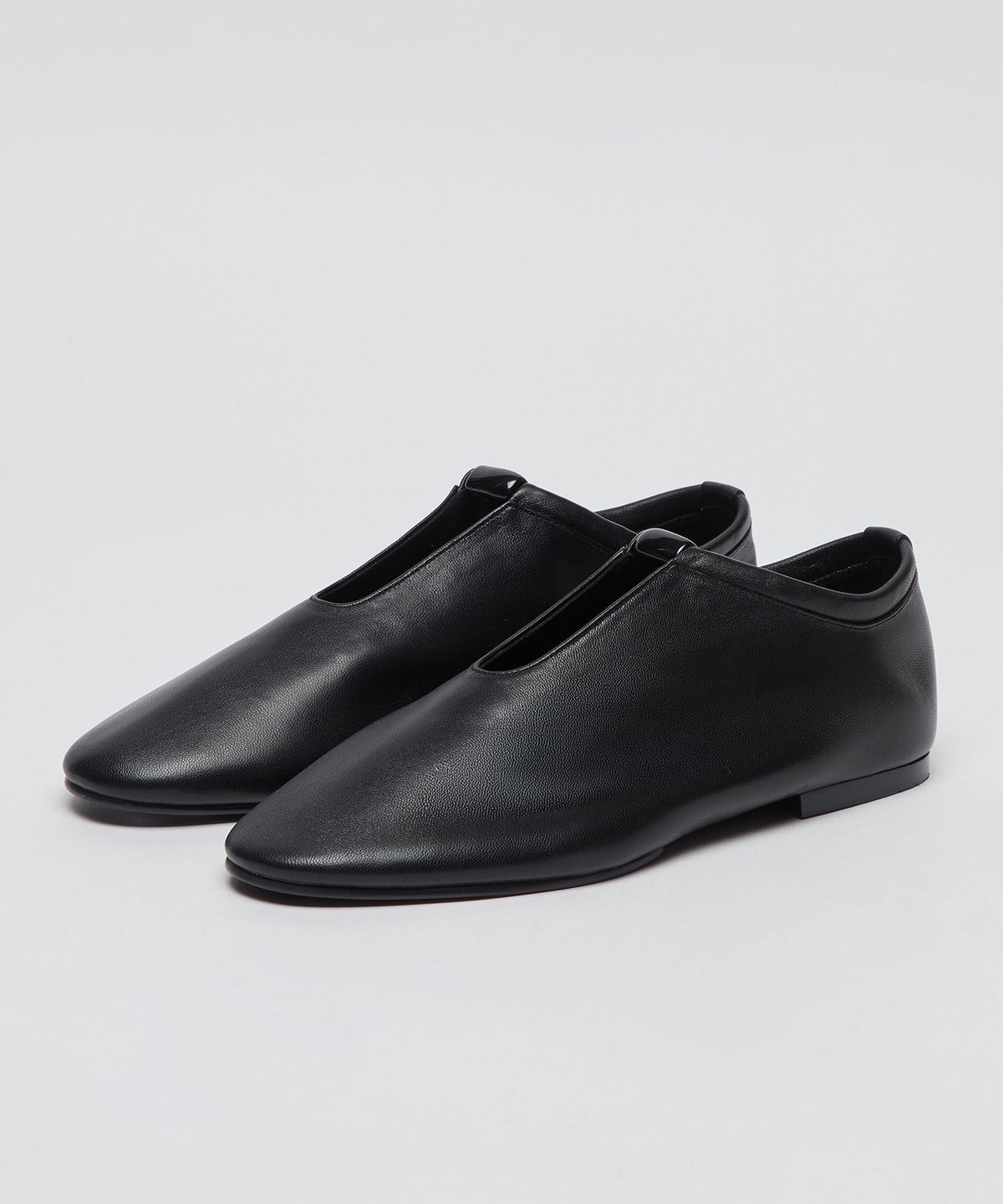 아카이브앱크(ARCHIVEPKE) Formica string flats(Deep sleep)_OK1DX26051BLK