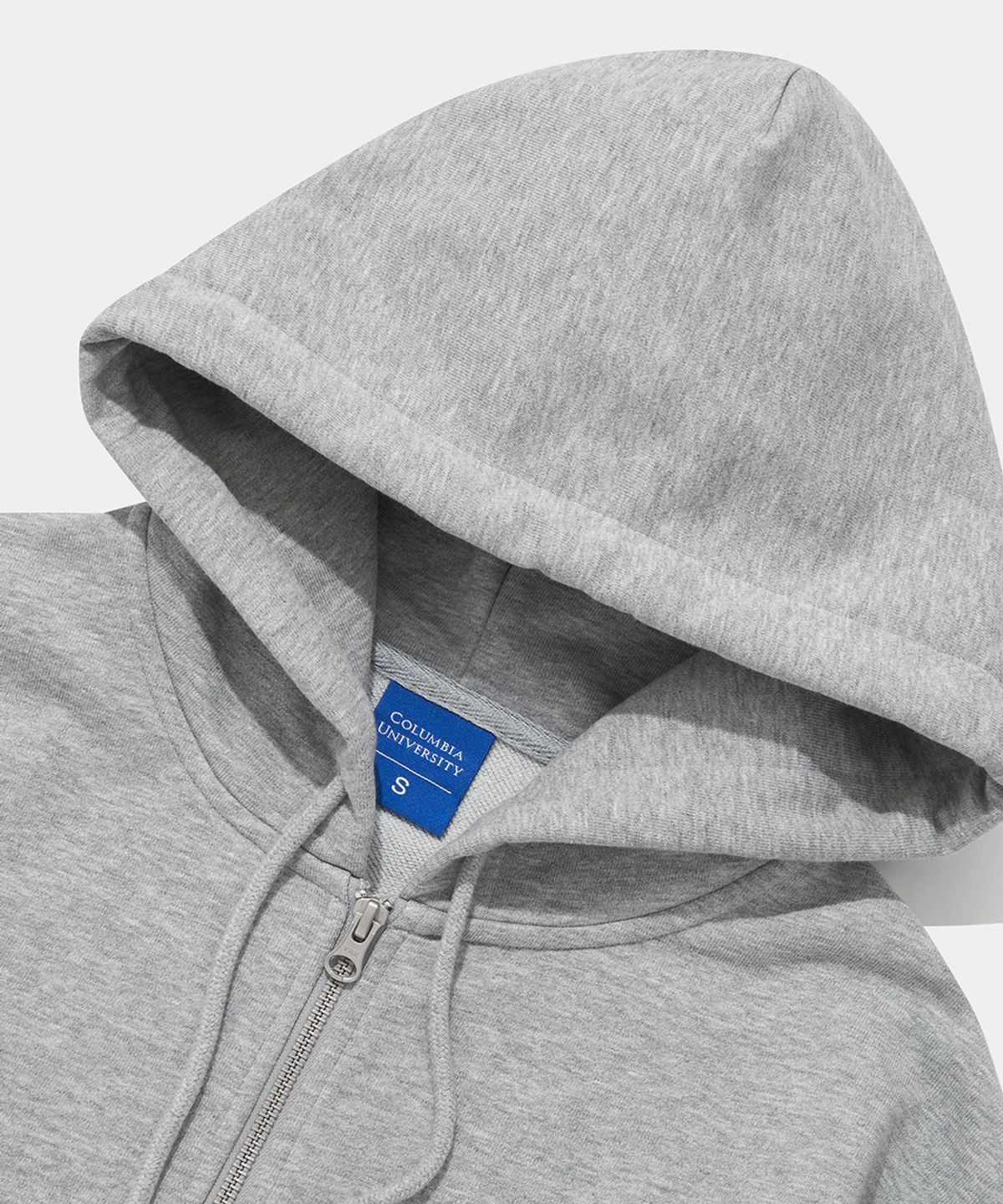컬럼비아 유니버시티(COLUMBIA UNIVERSITY) CU ARCH TERRY ZIP-UP HOODIE_MELANGE GRAY