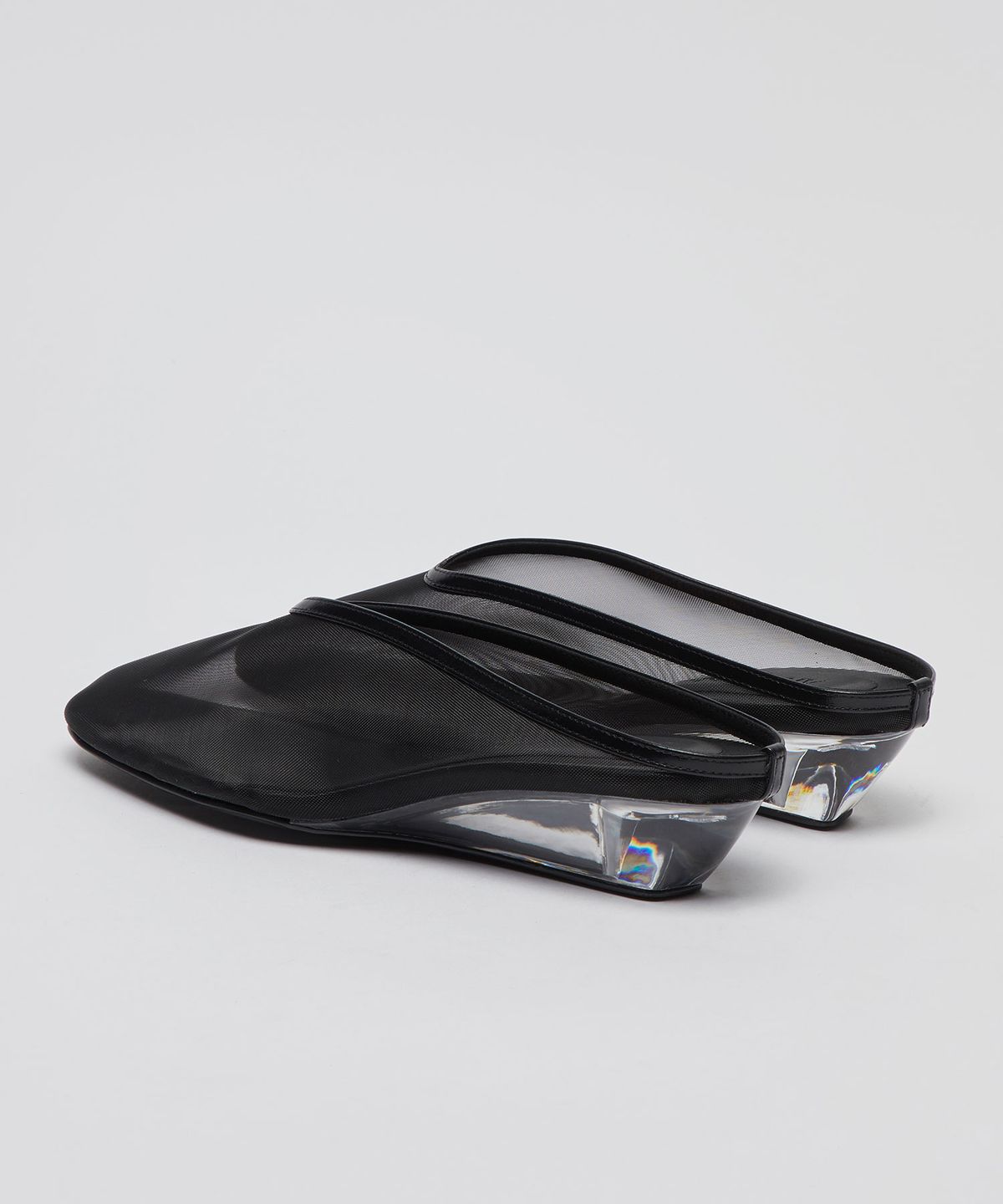 아카이브앱크(ARCHIVEPKE) Clear pumps(Mesh black)_OK2CX26052MBK