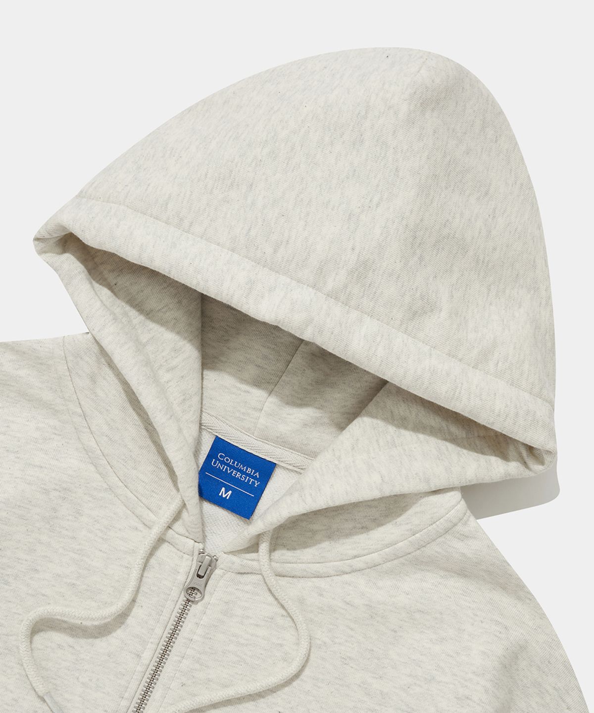 컬럼비아 유니버시티(COLUMBIA UNIVERSITY) CU ARCH TERRY ZIP-UP HOODIE_OATMEAL