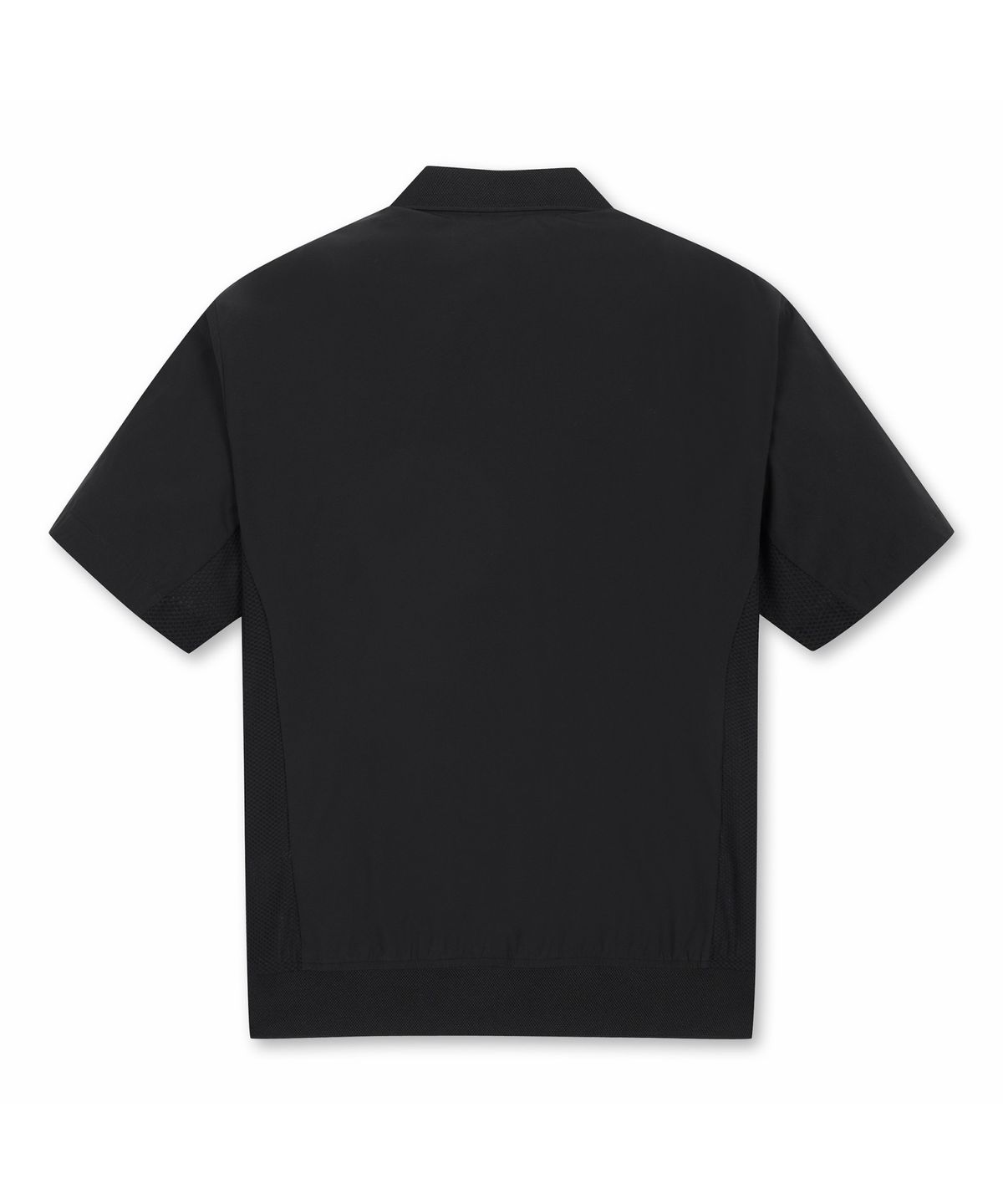 골든베어(GOLDEN BEAR) (M) Stretch Woven Mesh Hybrid Polo T-shirt G4TAM26221BKX