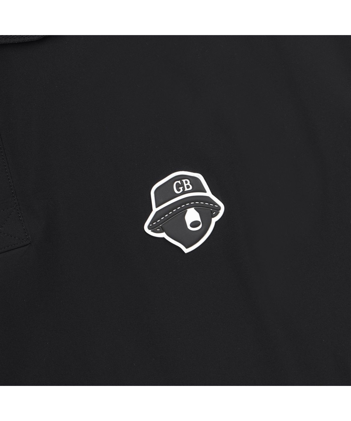 골든베어(GOLDEN BEAR) (M) Stretch Woven Mesh Hybrid Polo T-shirt G4TAM26221BKX