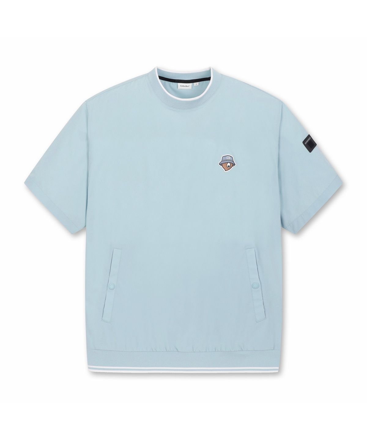 골든베어(GOLDEN BEAR) (M) Woven V-Neck Pullover G4TAM26201BUX
