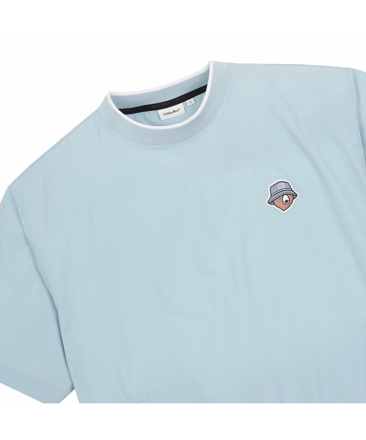 골든베어(GOLDEN BEAR) (M) Woven V-Neck Pullover G4TAM26201BUX