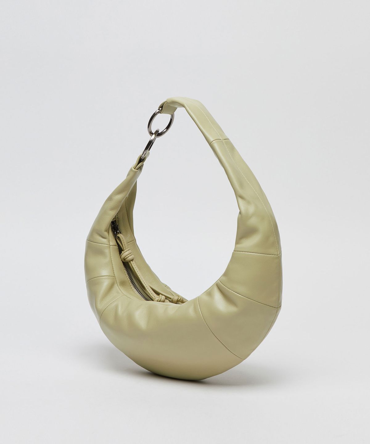 아카이브앱크(ARCHIVEPKE) Small fling hobo bag(Olive beige)_OVBAX26055OBG