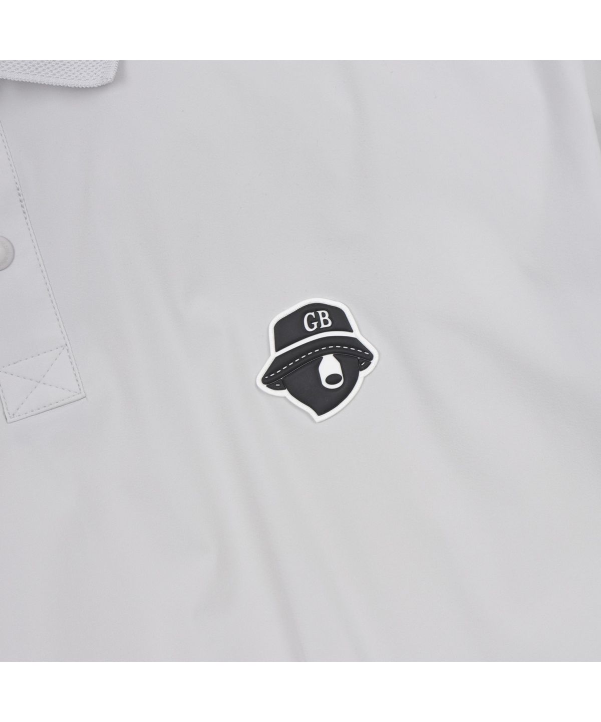 골든베어(GOLDEN BEAR) (M) Stretch Woven Mesh Hybrid Polo T-shirt G4TAM26221GYL