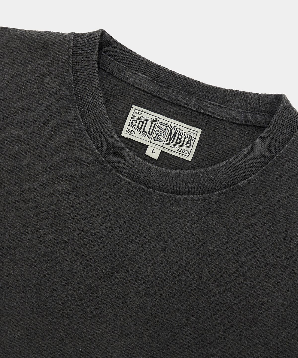 컬럼비아 유니버시티(COLUMBIA UNIVERSITY) OPEN YOUR NY SALT WASHED S/S T-SHIRTS_CHARCOAL
