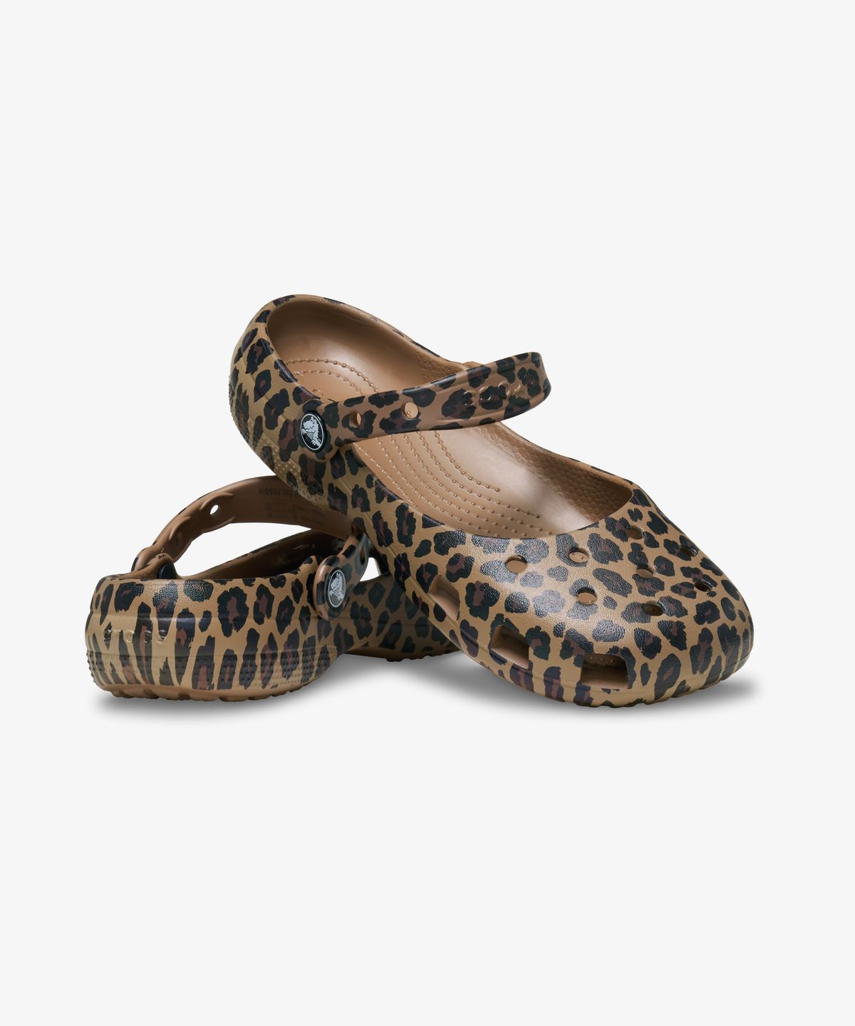 크록스(CROCS) 클래식 애니멀 발레 - 세피아/레오파드 / 212478-2LD