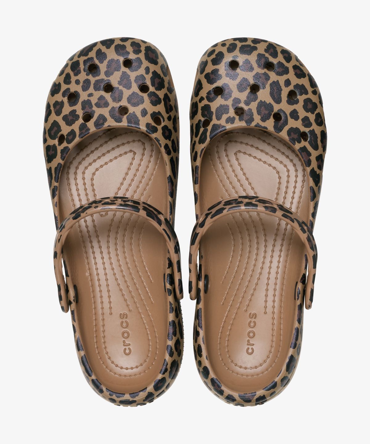 크록스(CROCS) 클래식 애니멀 발레 - 세피아/레오파드 / 212478-2LD