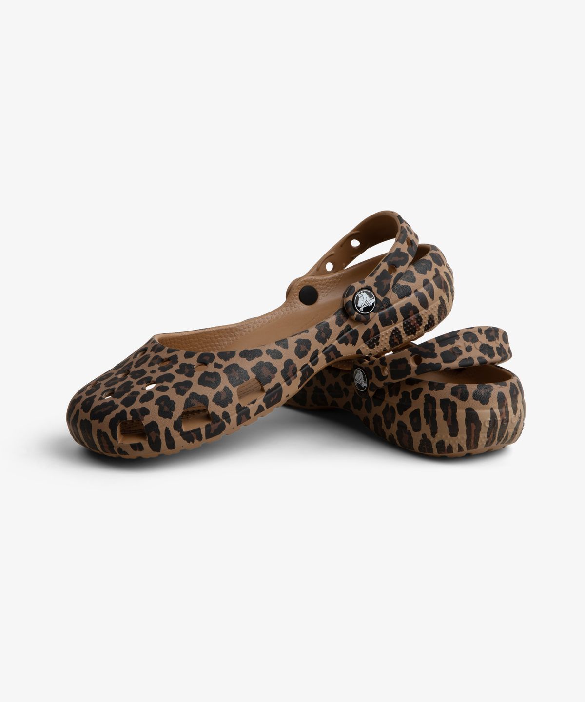 크록스(CROCS) 클래식 애니멀 발레 - 세피아/레오파드 / 212478-2LD