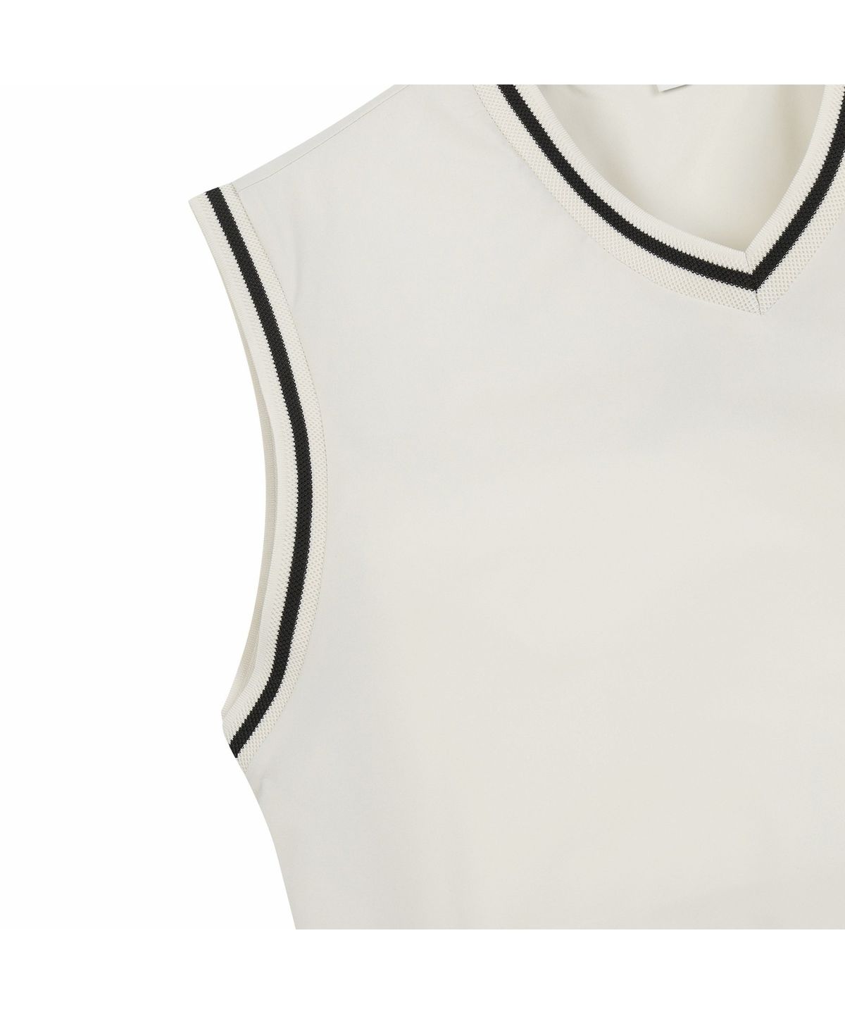 골든베어(GOLDEN BEAR) (M) Woven V-Neck Vest G4VAM26201BEX