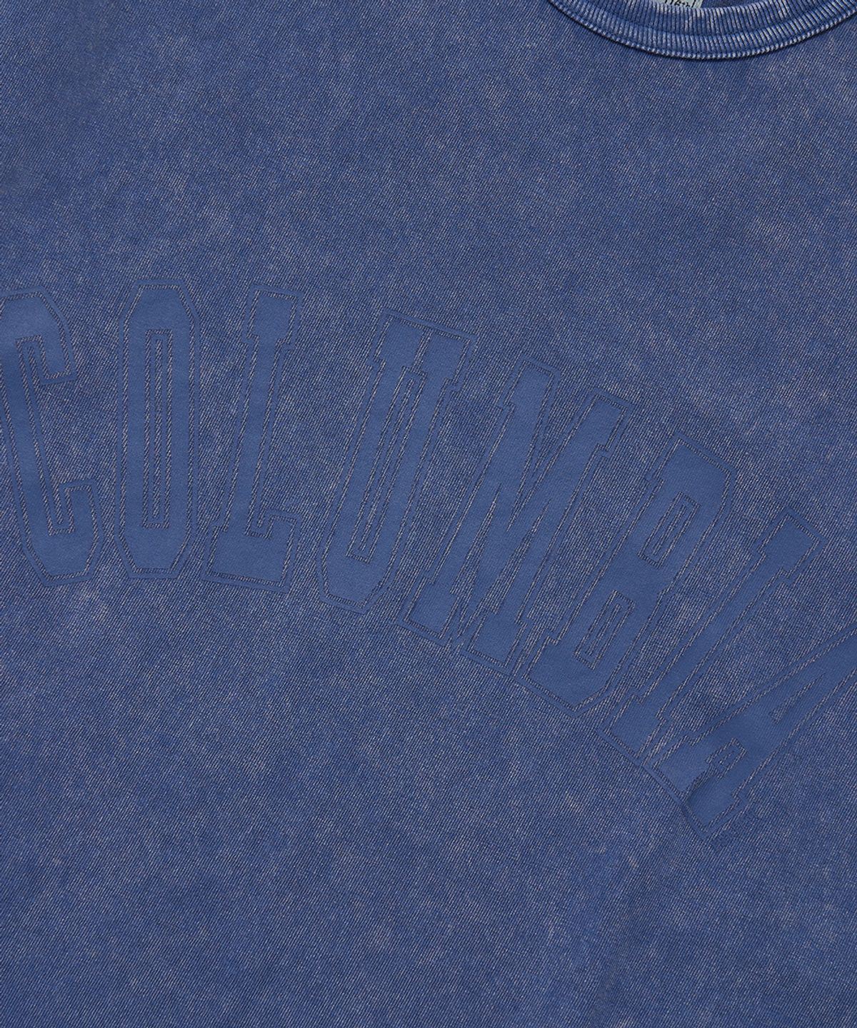 컬럼비아 유니버시티(COLUMBIA UNIVERSITY) COLUMBIA TOT DYED S/S T-SHIRTS_BLUE