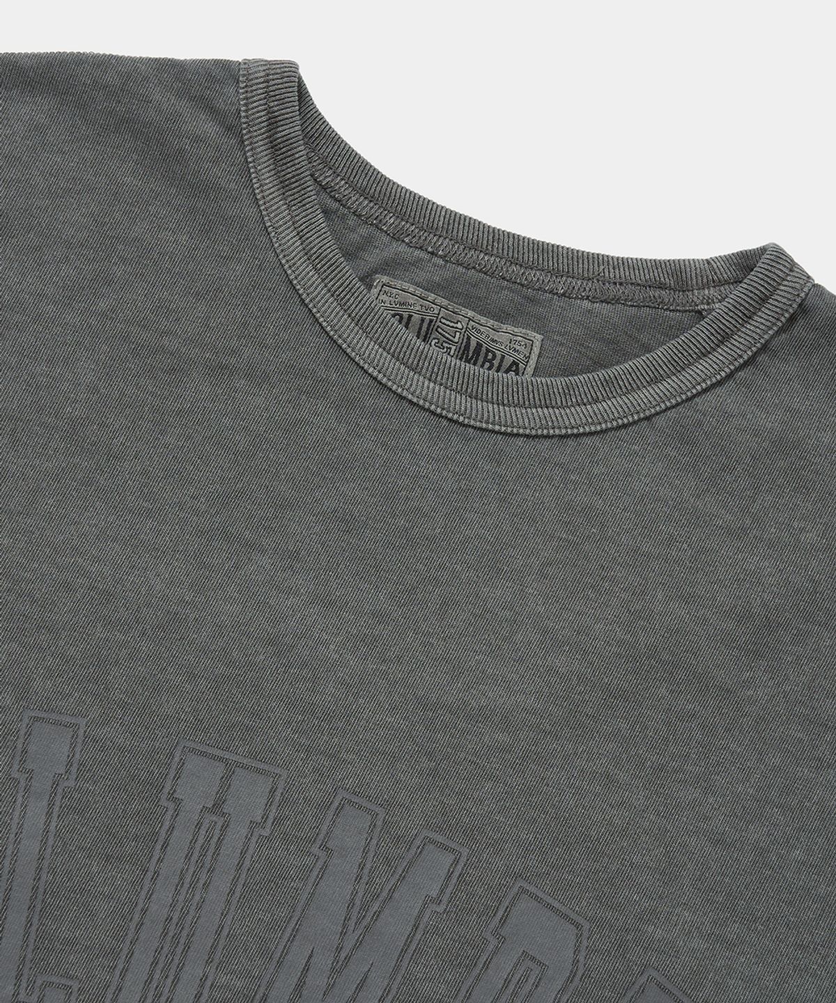 컬럼비아 유니버시티(COLUMBIA UNIVERSITY) COLUMBIA TOT DYED S/S T-SHIRTS_GRAY