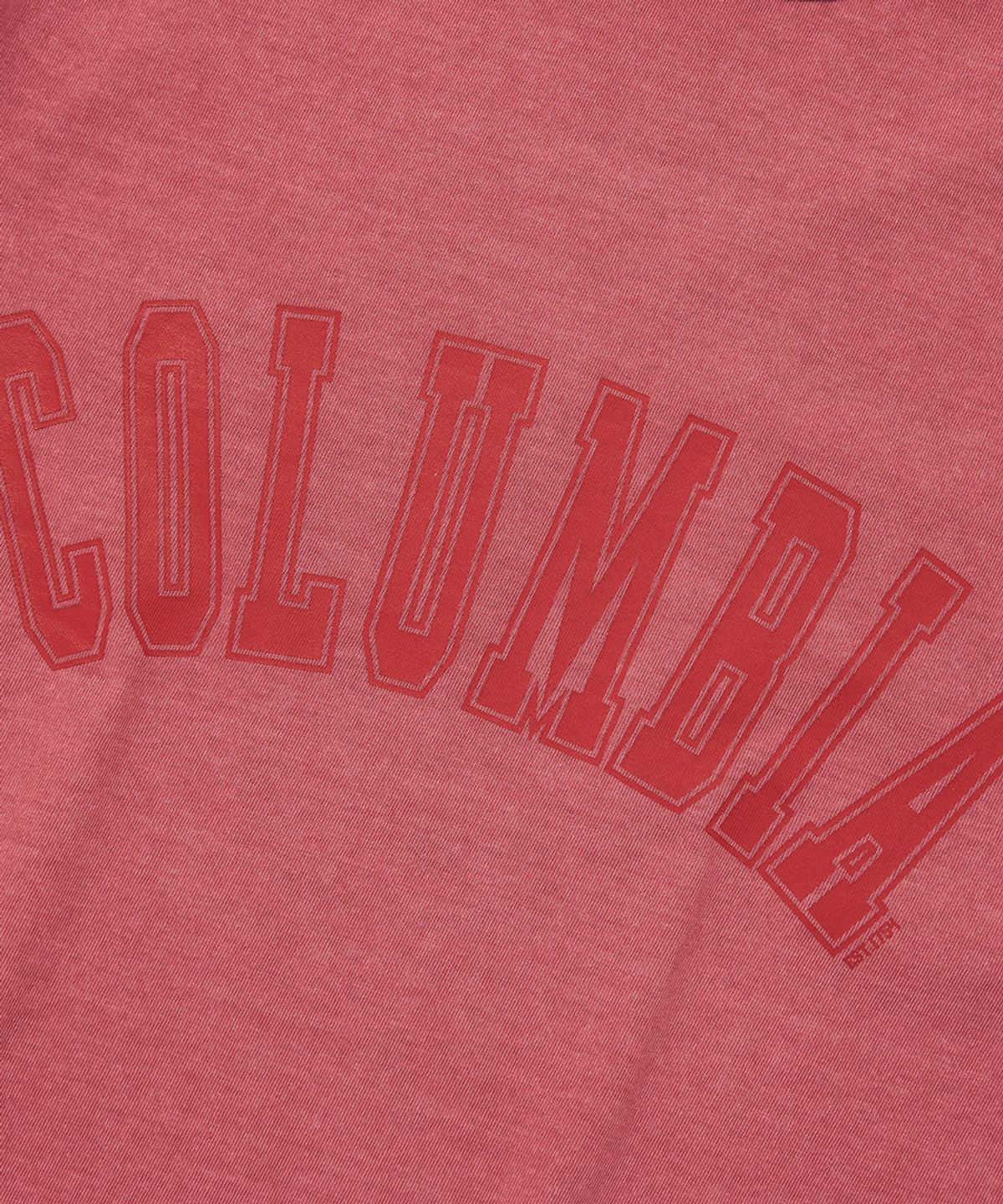 컬럼비아 유니버시티(COLUMBIA UNIVERSITY) COLUMBIA TOT DYED S/S T-SHIRTS_RED