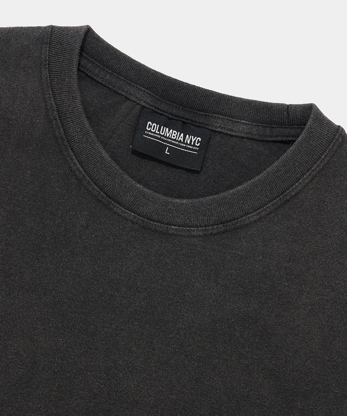 컬럼비아 유니버시티(COLUMBIA UNIVERSITY) CU PUFF LOGO SLEEVELESS T-SHIRTS_CHARCOAL