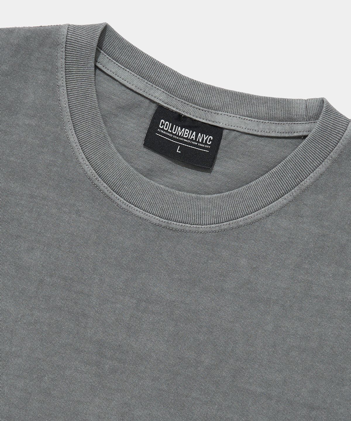 컬럼비아 유니버시티(COLUMBIA UNIVERSITY) CU PUFF LOGO SLEEVELESS T-SHIRTS_GRAY