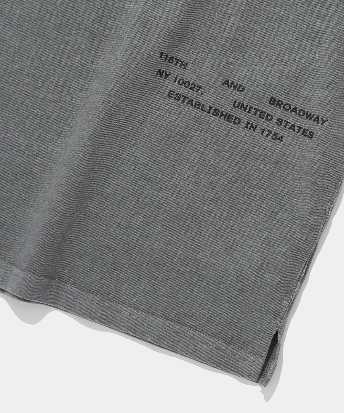 컬럼비아 유니버시티(COLUMBIA UNIVERSITY) CU PUFF LOGO SLEEVELESS T-SHIRTS_GRAY
