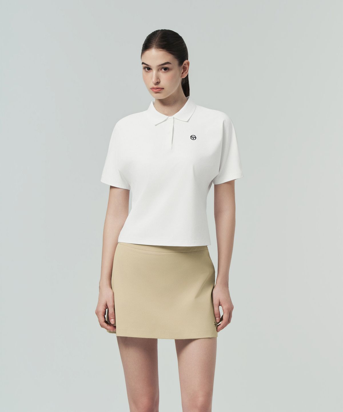 세르지오 타키니(SERGIO TACCHINI) W 돌먼 우븐 폴로 (White)