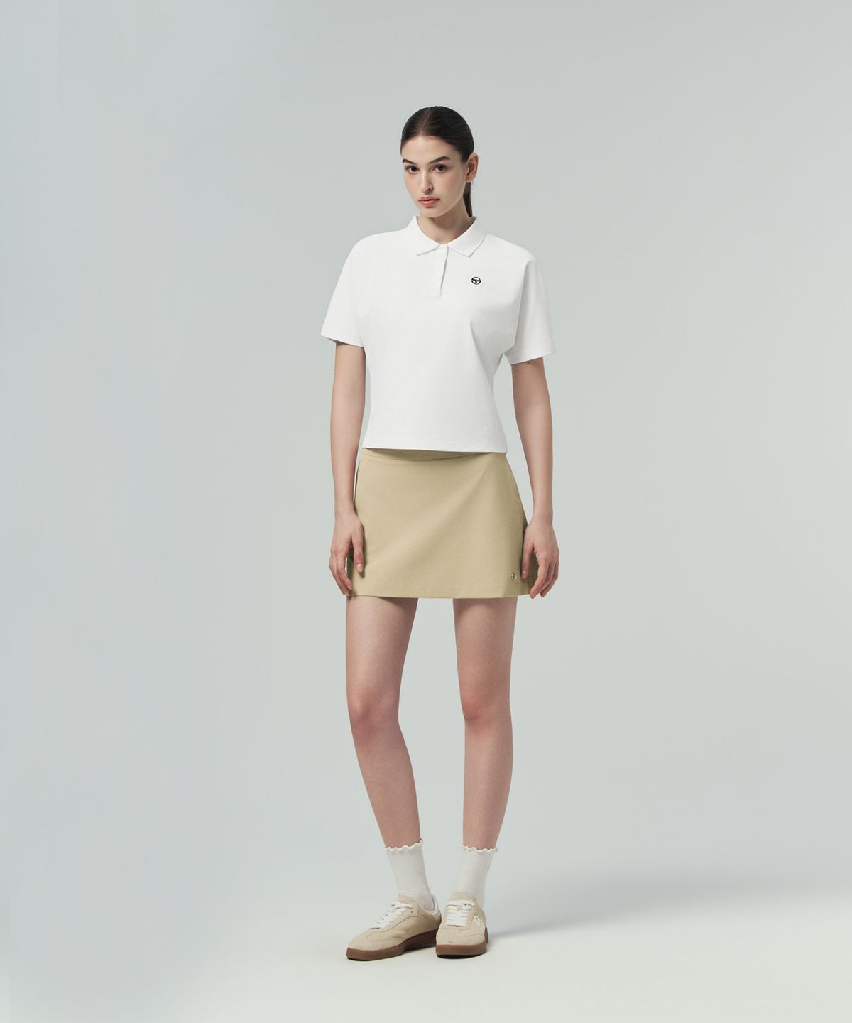 세르지오 타키니(SERGIO TACCHINI) W 돌먼 우븐 폴로 (White)